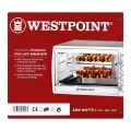 Westpoint Convection Rotisserie Oven with Kebab Grill - WF-6300 RKC - 63 Liter - Black. 