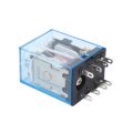 220/240V AC Coil DPDT Relay MY2NJ 8 Pin w Socket Base. 