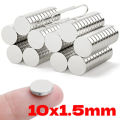 10pcs 10X1.5 Circular Super Strong NdFeB Magnet available in Pakistan. 