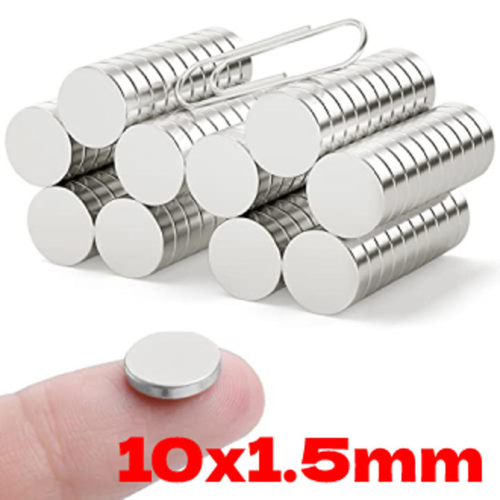 10pcs 10X1.5 Circular Super Strong NdFeB Magnet available in Pakistan