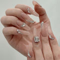 12 Grids Mini Shape Rhinestones White Nail Gems Glass Diamonds Stones Nail Art Accessories. 