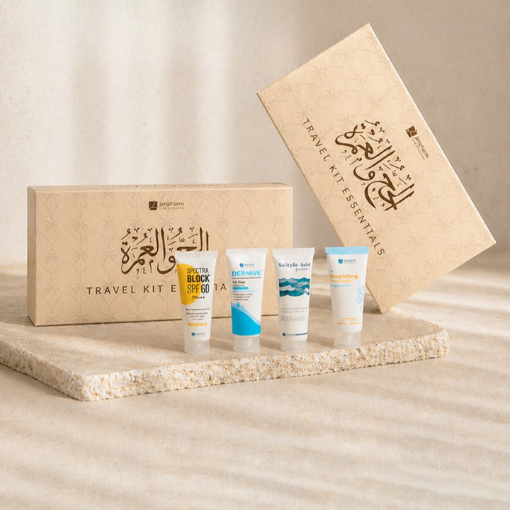 Jenpharm%20-%20Hajj%20&%20Umrah%20Essentials%20Kit%20-%20Pack%20of%204%20(Fragrance%20Free%20Hand%20Wash,%20Fragrance%20Free%20Salicylic%20Acid%20Face%20Wash,%20Dermive%20Fragrance%20Free%20Oil%20Free%20Moisturizer,%20Fragrance%20Free%20Spectra%20SPF%2060%20Sunblock%20-%20Image%206