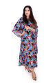 Cotton Lawn Kaftan Batwing Sleep Nightwear Lounge Loungewear Caftan Top Poncho WC-CA P3509. 