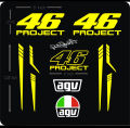 46 Project Stickers For Helmet Scooter bike Motor bike Car Van Any Kind Of Vehicle 3 Wheel laptop PVC High Quality Plotter Cutting Stickers. 