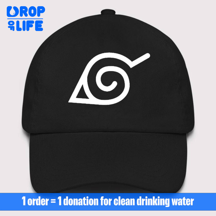 Naruto Cap Leaf Sign Ninja Black Stylish Hat Fashion Anime Love
