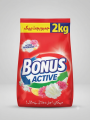 Bonus Active 2kg - Detergent Washing Powder. 