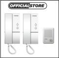 Original Korean Commax Double Unit Intercom & Door Phone For Home Office Factory Open Gate Key Lock. 
