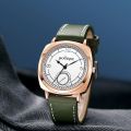 MODIYA Top Quality Square Retro Watch for Men PU Leather Strap Men's Wristwatch Clock Watches Leisure Sports Jewelry Gift. 