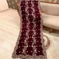 Velvet Embroidered Shawl – Premium Quality, Handcrafted Cutwork. 