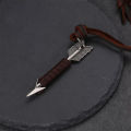 Original Cow Leather Arrow Pendant Necklace Leather Rope Necklace Jewelry for Men & Women. 