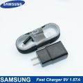 【NEW】Samsung Power Adapter Travel 15W EP-TA200 Chargeur Cargador Galaxy S10 S10E S9 S8 A21S A31 M31S A12 USB 3.1 Type-C Cable EU/US. 