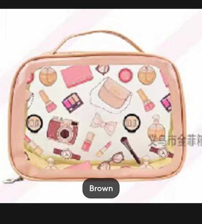 ARC Waterproof Transparent Travel Cosmetic Zipper Storage Bag for Women Toiletry Organizer Bag Medicine Box Baby Travel Bag Organizer Pouch Hanging Bag