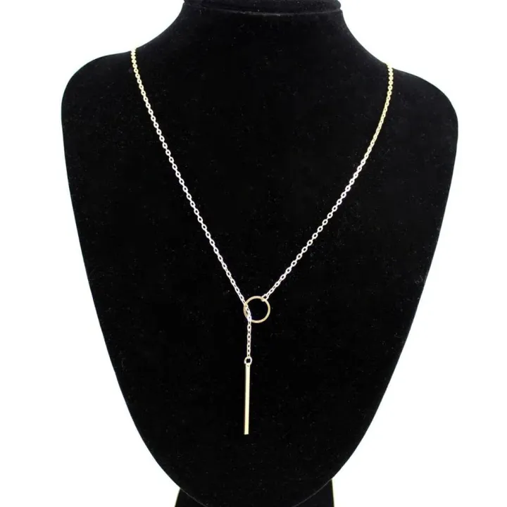 Unique%20925%20Sterling%20Silver%20Circle%20Simple%20Strip%20Bar%20Pendant%20Necklaces%20Adjustable%20Chain%20Necklaces%20for%20Women%20Wedding%20Gift%20For%20Girls%20-%20Image%204