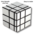 Silver Mirror Rubiks Cube 3x3, Mirror puzzle cube, Fast Speed Magic Cube 3x3x3, Educational Puzzle Toys. 