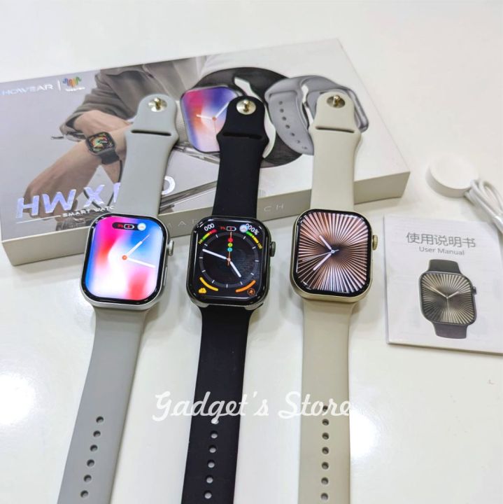 Howear HWX Pro Series 10 Smart Watch | Amoled AO Display | Stainless Steel Body | Ai Chat GPT | BT Calling | Sports & Health Functions