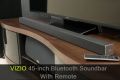 VIZIO  45-inch  Bluetooth SoundBar - With Remote. 