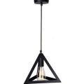 Multi Color Triangle Hanging Light | Ceiling Lamp | Pendant Light for Home, Office, Bedroom, TV Lounge | LED/Filament Bulb Compatible (Bulb Not Included). 