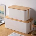 Cable Storage Box Socket Organizer Cable Tidy Storage Box-F. 