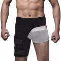 Hip Stabilizer and Groin Brace Thigh Protection Anti-muscle Straining Hip Running Weightlifting Leg Groin Belt. 