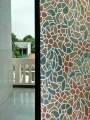 Self-Adhesive PVC Window & Door Glass Film Privacy Protection Decorative Film 18x78 Inch. 