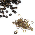 100 Pcs 4,5,6mm Metal Eyelets Washer Grommet Scrapbook Leather Craft Repairing. 
