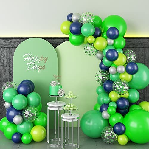 30pcs 9 inch Green Latex Balloons for birthday wedding ceremony Party Baby Boy Shower Decorations helium balloon