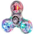 Luminous LED light Spinner Hand Top Spinners Glow in Dark Light EDC Figet Spiner. 