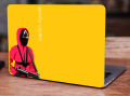 Squid Games Web Series Yellow, Laptop Skin Vinyl Sticker Decal, 12 13 13.3 14 15 15.4 15.6 inch Laptop Skin Sticker Cover Art Decal Protector Fits All Laptops. 