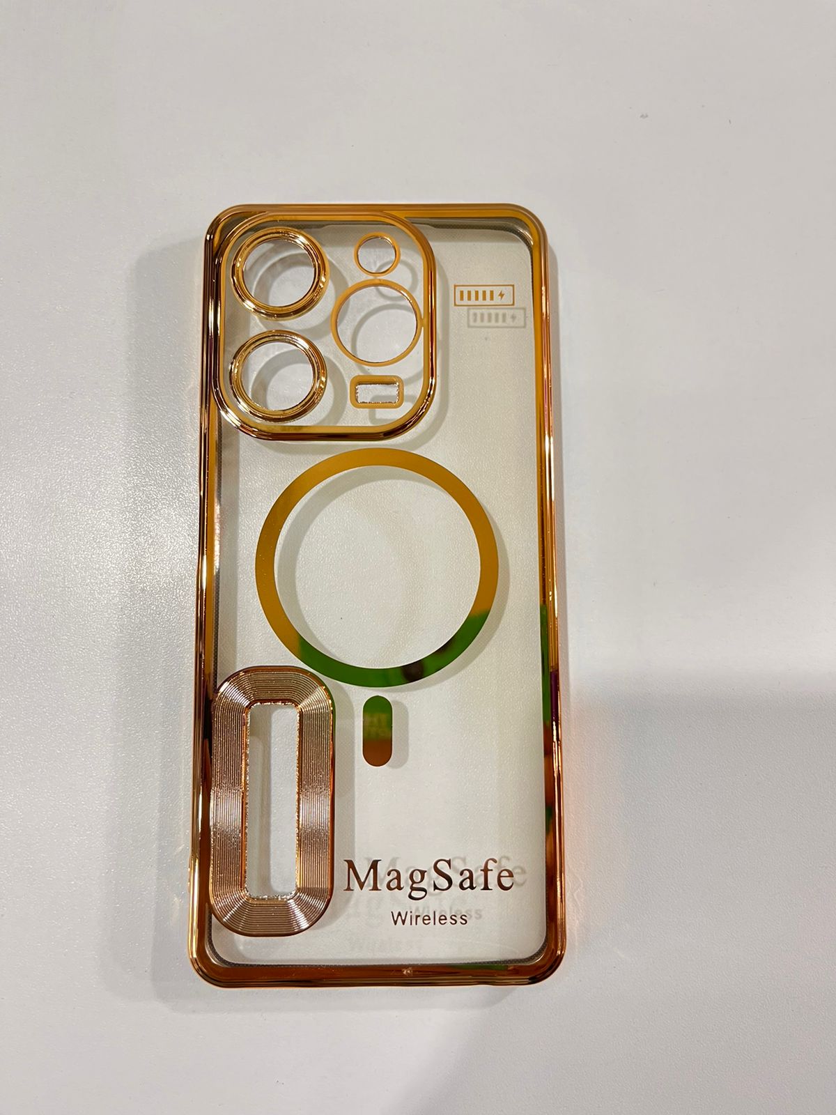 Lahore Mobile Case for Tecno Spark 10 pro Back Cover Luxury 6D Plating Soft Case Camera Lens Protection - Crome Case - MAG SAFE Case 4