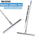 Floor Cleaning Big Wiper Magnetic Stainless Steel Extra-Wide Squeegee. 