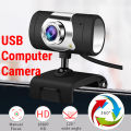 Popular HD 360 Degree Webcam Auto Focus Webcam without Microphone Video Call Web Camera PC Laptop Webcast Online Video Conference Camera CMOS. 
