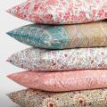 Pillow Cover Cotton Printed Pillow Case - Pack Of 6 - Different Prints (Export left Over-Minor) Standard Size - 20 x 30 inches Random Design. 