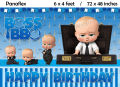 Birthday Backdrop Boss Baby Theme (pana-flex) Design#5. 