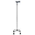Imported Four Leg Walking Stick Cane Quadripod Height Adjustable  for Patients, Seniors & Old Elderly People. 