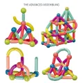 36 PCS Magnetic Building Blocks Set Early Learning Magnetic Sticks Balls Assembling Game. 