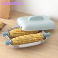 Long-lasting Corn Steamer Easy Efficient Microwave Corn Steamer Cook 2 Corn Cobs in Minutes Food Grade Heat Resistant Dishwasher Safe Perfect Kitchen Gadget. 