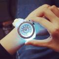 led Flash Luminous Watch Personality trends students lovers jellies woman men's watches 7 color light WristWatch. 