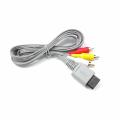 Moussy Av Data Cable Av Cable for Wii/wii-u Red White Yellow Connectors Support Hd Tv Audio Video Cord for Gaming Console 6ft Long Av Cable for Wii. 