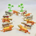 Jungle Animal Toys For Kids - Wild Zoo Toys Animal For Boys Girls - 7 & 14 Pieces Set. 