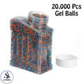 20000 Pcs Gel Balls For Gel Blasters Toygun - Gel Splatter Blaster Refill - Compatible with Gel Ball Blaster - 7.5mm Gel Beads - Gel Balls Water Play Beads Crystal Water Beads For Toy - Multicolor. 