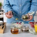 IKEA Korken Glass Jars (Set of 3) - Airtight Multi-use Storage Jars for Kitchen Organization, Decoration and More. 