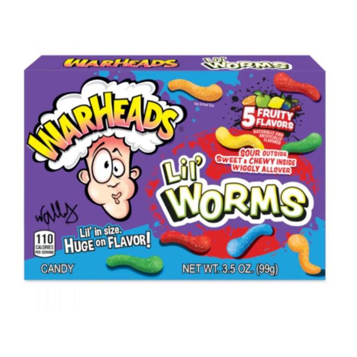SS_Warheads Candy Lil' Worms Theatre Box 99g