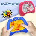 Pop It Electronic Game, Quick Push Bubble Game, Pop It Fidget Toy, Fast Push Game Plopper Toy, Electronic Sensor Game, Educational Game Console for Early Childhood. 
