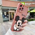 dienya For vivo y20 SG Case With New Design Thin Phone Case Cartoon Mickey Shockproof Square Edge Softcase Pattern Silicone Casing Full Cover Angel Eye Camera Protection Cases. 