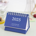 Triangular Folding Desk Calendar 2025 Desk Calendar Flip-top Coil Calendar Schedule Planner Time Management Organizer for Home Office School Supplies Buyers' Favorite Time Management Calendar. 