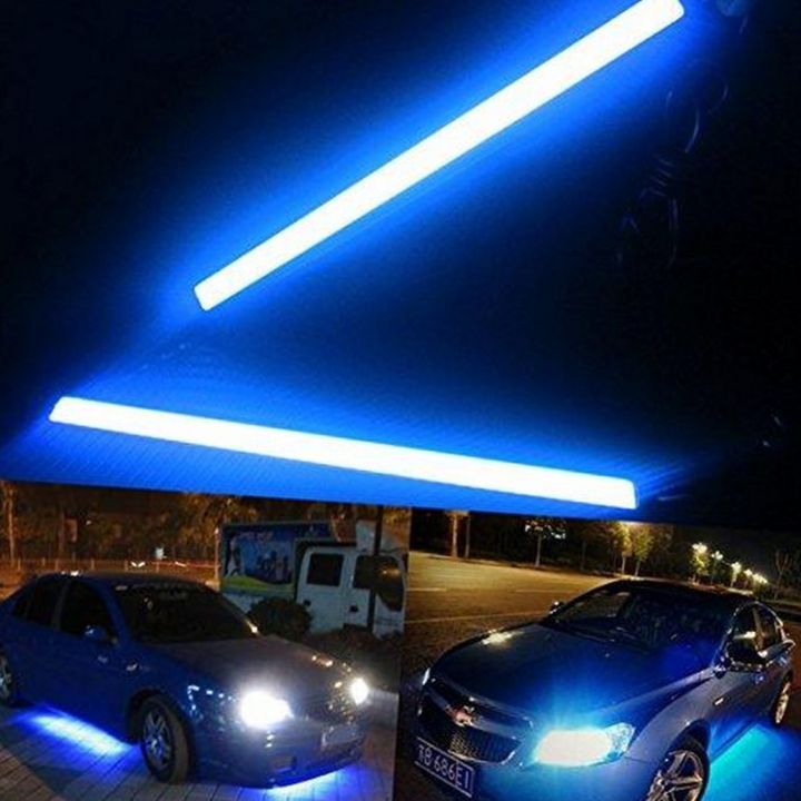 Blue LED Daytime Running Light for Bumpers (for all Cars) 2PCS
