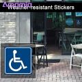 Disability Stickers 4 Sheets Disability Stickers Waterproof Scratch Resistant Clear Content Uv Resistant Disabled Wheelchair Sign Stickers Uv-resistant Disability Stickers. 