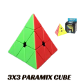 Moyu Meilong Pyramid Original Stickerless Rubiks Cube 3x3, Pyraminx Triangle Cube Puzzle Game, Best Cube. 
