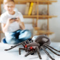 Nerhorer- Realistic Rc Spider Realistic Remote Control Spider Toy for Prank Wireless Rc Tarantula Scorpion Robot with Crawling Movement Fun Electric Animal Toy for Kids Adults Perfect Halloween Gift Prank. 