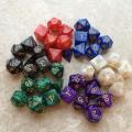 7Pcs Polyhedral Numbers Dice for Dungeons Dragons Table Board Game. 